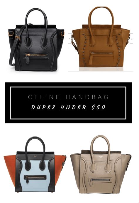 celine plastic bag replica|affordable handbags celine look alike.